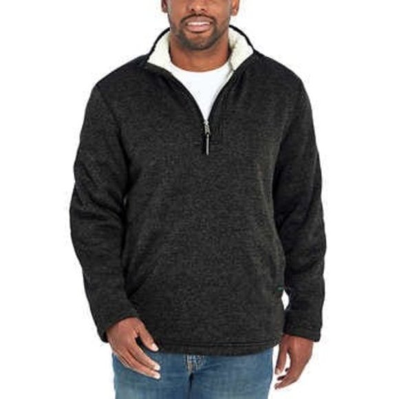 Orvis Sweaters Orvis Mens Sherpa Lined Quarter Zip Pullover Poshmark